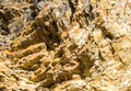 Jagged rocky hillside in California