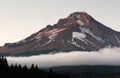 Jagged Rocky Mount Hood Timberline Man Made Ski Area Royalty Free Stock Photo