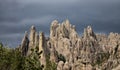 Jagged rocky peaks in the black hills