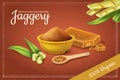 Jaggery Realistic Background