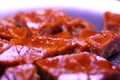 Jaggery Traditional Cane Sugar Cube On Table