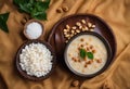 jaggery traditional kheer indian sweet sabudana Royalty Free Stock Photo