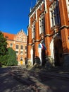 Jagiellonian University, founded in 1364, is a Polish public research university in Krakow.  Poland Royalty Free Stock Photo