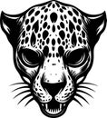Jaguar Head Mascot Logo Design Royalty Free Stock Photo