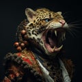 Jaguar Mask A Stunning Artwork By Jens Phool In The Style Of Mike Campau