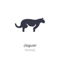 jaguar icon. isolated jaguar icon vector illustration from animals collection. editable sing symbol can be use for web site and Royalty Free Stock Photo