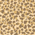 Jaguar or leopard skin pattern, repeating seamless texture. Animal print for Textile Design / Vector Illustration Royalty Free Stock Photo