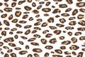 Jaguar or leopard skin pattern, repeating seamless texture. Animal print for textile design. Vector Illustration Royalty Free Stock Photo