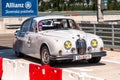 Jaguar MkII racing car Royalty Free Stock Photo