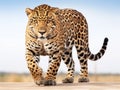 Ai Generated illustration Wildlife Concept of Jaguar ( panthera onca ) isolated Royalty Free Stock Photo