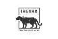 Jaguar Puma Cheetah Leopard Puma Lion Tiger Panther Silhouette Logo Design Vector Royalty Free Stock Photo