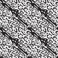 Jaguar Seamless Pattern or Leopard Fur Texture Royalty Free Stock Photo