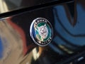 Jaguar symbol on a car