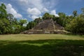 Jaguar Temple at Lamanai Archaeological Reserve, Orange Walk, Belize, Central America Royalty Free Stock Photo