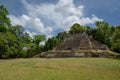 Jaguar Temple at Lamanai Archaeological Reserve, Orange Walk, Belize, Central America Royalty Free Stock Photo