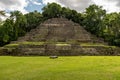 Jaguar Temple at Lamanai Archaeological Reserve, Orange Walk, Belize, Central America Royalty Free Stock Photo