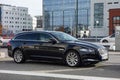 Jaguar XF Sportbrake estate car in streets of Malmo Royalty Free Stock Photo