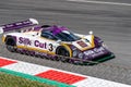 Jaguar XJR11 XJR Classic endurance racing group C in montjuic spirit Barcelona circuit car show Royalty Free Stock Photo