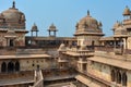 Jahangir Mahal Orchha Fort in Orchha, Madhya Pradesh, India. Royalty Free Stock Photo