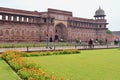 Jahangir Palace inside Agra Fort Royalty Free Stock Photo