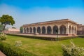 The Jahangir Palace inside the Red Fort in Agra, Uttar Pradesh state of India. Agra Red Fort was the main residence of the Royalty Free Stock Photo