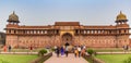 Jahangir Palace in the Red Fort complex in Agra Royalty Free Stock Photo