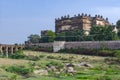 The Jahangiri Mahal Rajput Palace - Orchha - India Royalty Free Stock Photo