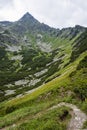 Jahnaci peak, High Tatras mountains, Slovakia Royalty Free Stock Photo