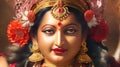 Jai maa durga, sherawali mata, mata rani, jai mata di, Happy Durga Puja Subh Navratri Indian religious, AI Generative Royalty Free Stock Photo