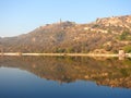Jaigarh Fort & Maota Lake, Jaipur, Rajasthan, India Royalty Free Stock Photo