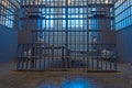 Jail cell bars Royalty Free Stock Photo