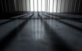 Jail Cell Shadows Royalty Free Stock Photo