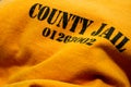 Jail - County Jail Inmate Uniform Royalty Free Stock Photo