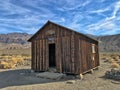 Jail house in Ballarat, a ghost town in. Death Valley National Park, California, USA Royalty Free Stock Photo