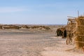 Jaimas used by Arab nomads in the Merzouga desert. Morocco