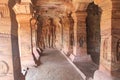 Jain art on the wall of Badami Cave temples, India