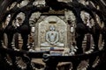 Jain buddha statue in jaisalmer, india