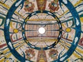 Jain Cosmology on a circular dome, Jaipur, Rajasthan, India