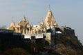 Jain temple in Palitana, India Royalty Free Stock Photo