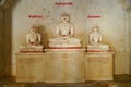Jain Temple of Ranakpur, interior with statues of Tirthankara, Adinatha Temple, Rajasthan