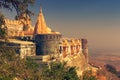 Jain temples in Palitana Royalty Free Stock Photo