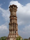 Jain Tower, Chittaurgarh, Rajasthan Royalty Free Stock Photo