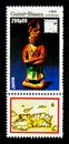 Jaina Figure, International Philatelic Exhibition - 89 Brasiliana serie, circa 1989