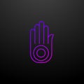 Jainism outline nolan icon. Elements of religion set. Simple icon for websites, web design, mobile app, info graphics