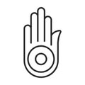 Jainism symbol icon