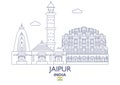 Jaipur City Skyline, India