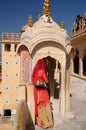 Jaipur - Hawa Mahal Palace Royalty Free Stock Photo