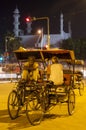 Jaipur, India - August 14, 2015: Rickshaw drivers relaxing in Jaipur on August 14th in Jaipur, India Royalty Free Stock Photo