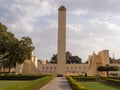 JAIPUR, INDIA - MARCH 21, 2019: end view of the world`s largest sundial at jantar matar in jaipur, india Royalty Free Stock Photo