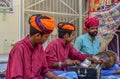 Traditional musicians at the City Palace